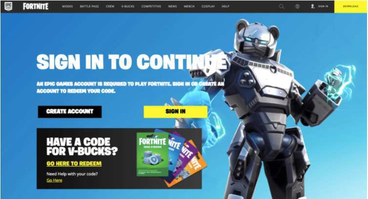 How to redeem Fortnite Codes